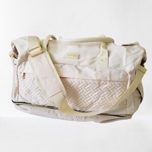 NWT!  Roomy Heavy-Duty Duffel Tote w/Bottom Storage Section & Adjustable Strap